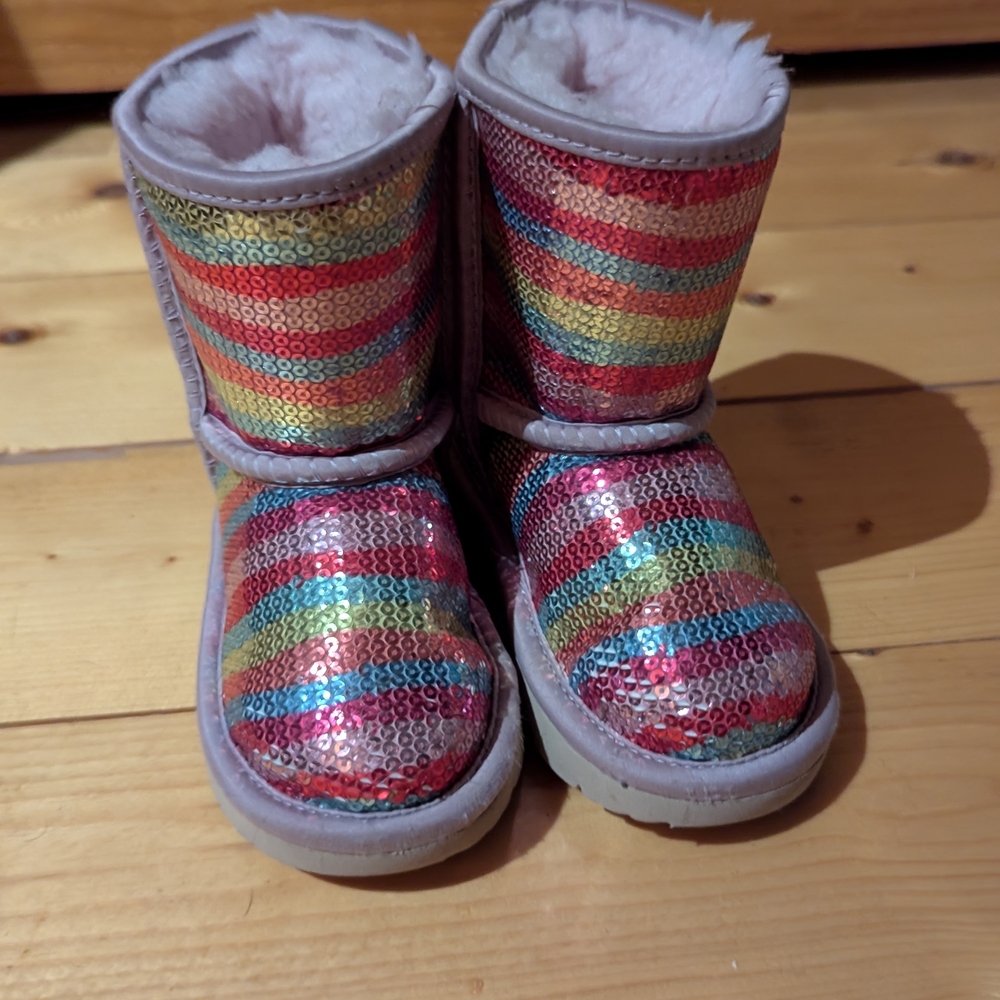 UGG Multicolor Sequin Baby Boots